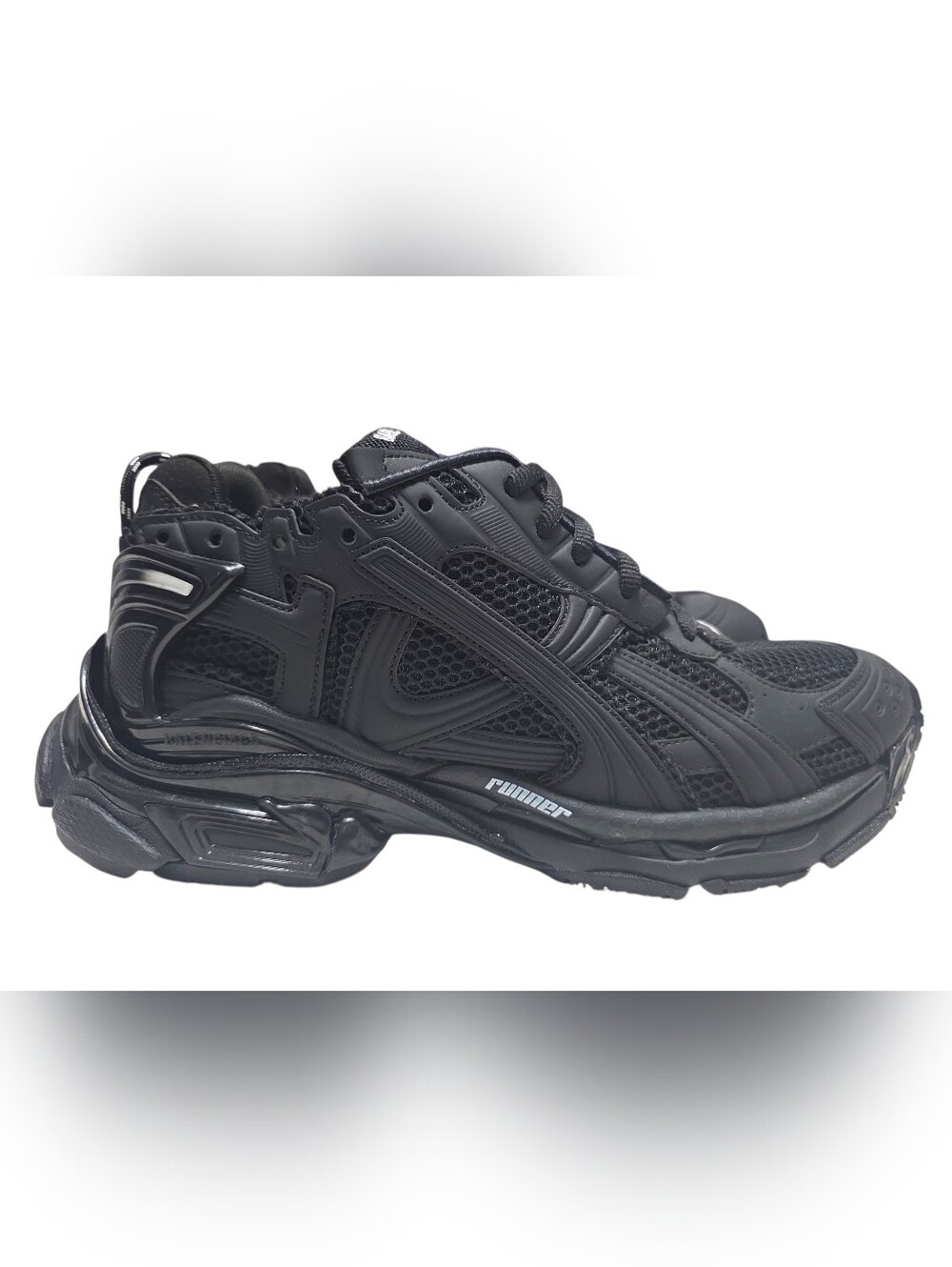Balenciaga Runner Matte Black sneakers Sz 44 Us 11